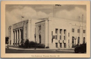 Postcard Winnipeg Manitoba Civic Auditorium - Picture 1 of 2