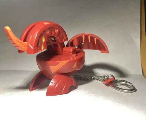 Bakugan Battle Brawlers Pyrus Dragonoid Classic Drago Keychain Cover
