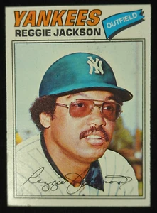 1977 Topps #10 Reggie Jackson Baseball Card EX New York Yankees HOF - Picture 1 of 11