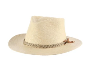 "TAOS" Handwoven Panama Outback Hat with 2 7/8" Brim by Scala, Style#P122 - Picture 1 of 3
