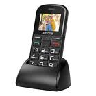 Artfone CS182 Telefono Cellulare per Anziani con Tasti Grandi | Base di (e9c)