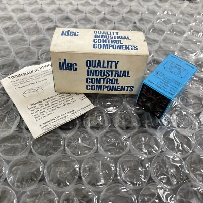 Новый IDEC RTE-P11 электронные таймеры 24VAC/DC 0-1 секунд таймер - Изображение 1 из 4
