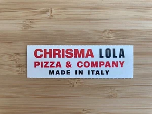 Chrisma / Pizza & Company _ Lola / Made In Italy _ Sticker Juke Box 1978 - Picture 1 of 1