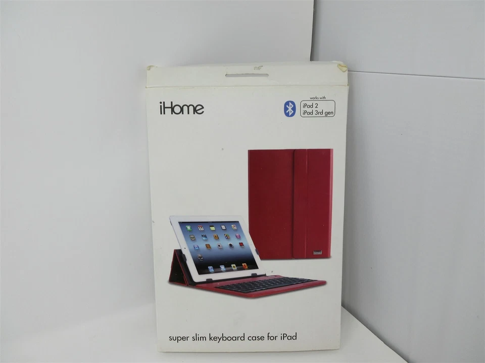 IHOME Super Slim Keyboard Case for IPAD 2 & 3rd Generation BRAND NEW - Image 1 of 4