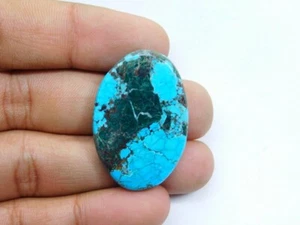 Cabujón suelto de piedras preciosas turquesas naturales de alta calidad 52 quilates. ME-390 - Imagen 1 de 3