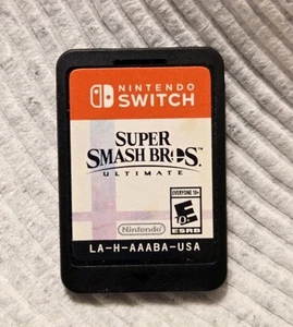Super Smash Bros. Cartucho de juego Ultimate Nintendo Switch solo limpio funciona muy bien - Imagen 1 de 2