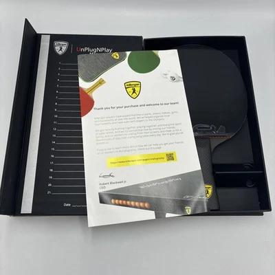 Killerspin Stilo7 SVR Limited Edition Tennis Paddel - Schwarz - Neu Open Box - Bild 1 von 4