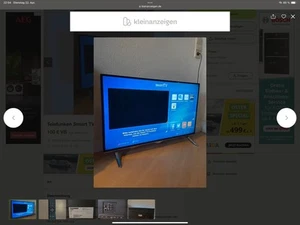 Telefunken Smart TV 40 Zoll Fernseher - Bild 1 von 10