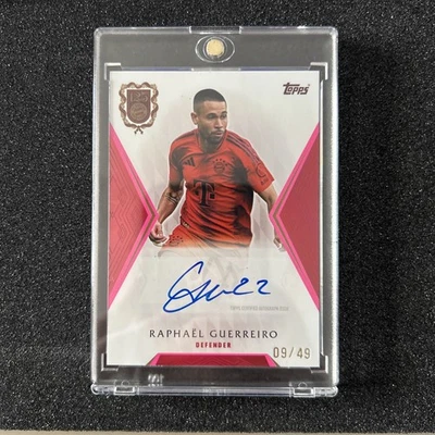 Topps Bayern Munich 125th Anniversary Raphael Guerreiro /49 On Card Auto FTA-RG - Image 1 of 2