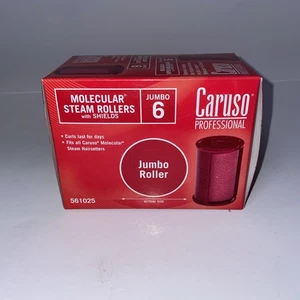 Caruso Professional 6 Pack JUMBO Molecular Steam Rollers w/ Shields 561025 New - Picture 1 of 3