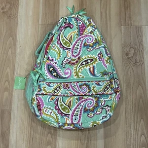 Vera Bradley Tutti FRUTTI Sling Tennis Backpack Zippered Crossbody Retired - Picture 1 of 9
