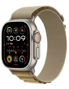 Apple Watch Ultra 2 LTE 49mm Titanio Cassa Naturale con Mandorla Cinturino Alpine... - Foto 1 di 6