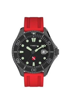 Timex Tiburón Reloj Automático Hombre con Correa de Caucho Sintético TW2W21000 - Imagen 1 de 4