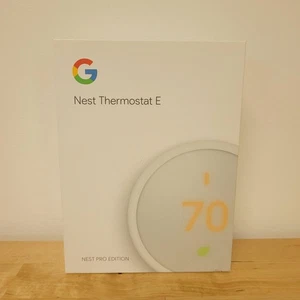 Google Nest Thermostat E Pro Edition Smart WiFi Learning Thermostat Open Box - Picture 1 of 9