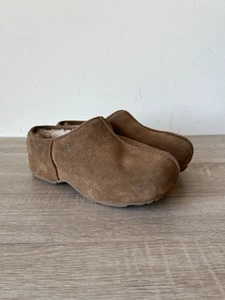 Ugg Cottage Clog Boot Shearling Sherpa Lined Brown 7 38 Sneaker 1143834 - Picture 1 of 6