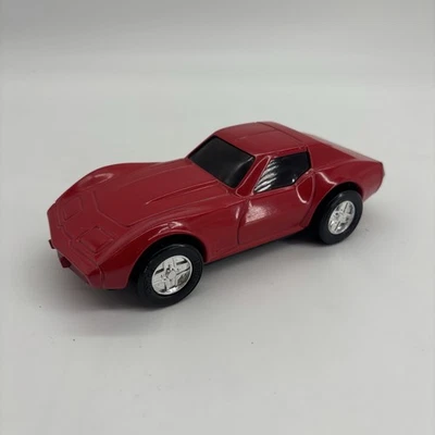 BRIGHT RED TONKA TOY CORVETTE, GREAT SHAPE - Image 1 of 4