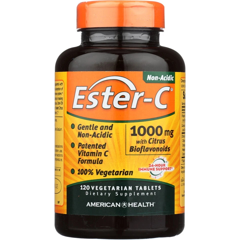 American Health Ester-C 1000Mg W/ Citrus Bioflavonoids 120 Vegetarian Tablets - Image 1 of 1