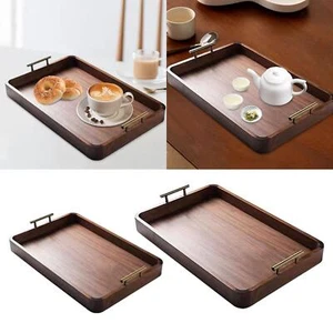Rectangular Serving Tray Cake Stand Home Tray for Cabinet Farmhouse Bathroom - Picture 1 of 14