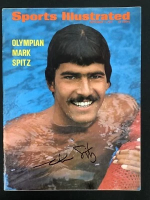 Mark Spitz Signed Sports Illustrated Mag 9/4/72 No Label Olympics Autograph JSA - Image 1 of 4