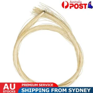 1 Hank Violin Bow Horse Hair White Replacement Violin Bow Hair for 4/4 Bow - Picture 1 of 12