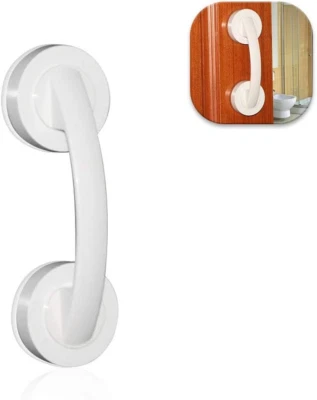 Maniglia a Ventosa Antiscivolo Super Resistente per Bagno e Cabina Doccia - Immagine 1 di 4