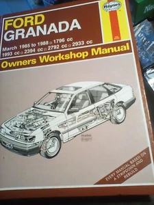Haynes Ford Granada Owners Workshop Manual 1985 To 1988 Petrol - Picture 1 of 3