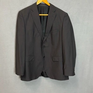 Blazer negro Hugo Boss para hombre talla 42R lana/seda pequeño defecto usado en excelente estado - Imagen 1 de 6