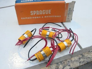 4x Sprague TVA -2420  Atom Lytic 16+16 MF 150 WVDC  Capacitors w/ box - Picture 1 of 8