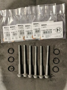 Injector repair kit seal gasket o ring bolt set for Audi Volkswagen 3.0 TDI NEW - Picture 1 of 11