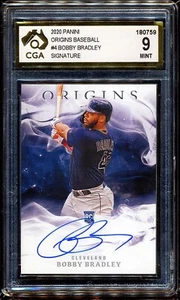 2020 Panini Origins Signatures #4 Bobby Bradley CGA 9 - Picture 1 of 3
