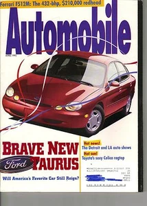 Automobile Magazine April 1995 Issue Ford Taurus on the Cover - Picture 1 of 1