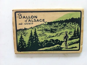 Heftchen Von 11 Postkarte Ballon Alsace Ansicht Panorama Rathaus Lalloz Xx - Picture 1 of 3