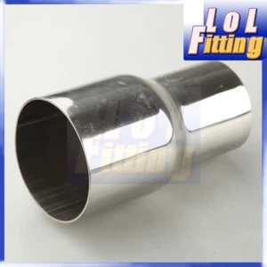 2.5" 63mm OD To 2.75" 70mm OD Stainless Steel Exhaust Pipe Reducer Connector - Picture 1 of 5