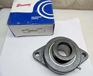 Browning VF2E-224 1-1/2" Cuscinetto di montaggio flangia 2 bulloni con collare di bloccaggio - Foto 1 di 5