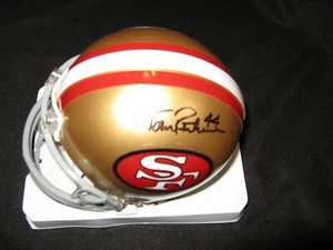 Tom Rathman San Francisco 49ers Signed Mini Helmet PSA - Picture 1 of 1