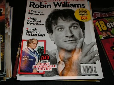 ROBIN WILLIAMS  special collector's magazine  . 2019,  over 175 photos   , AA-1 - Image 1 of 2
