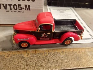 r Matchbox 40 1940 Ford Pickup Truck Budweiser Beer Anheuser-Busch YVT05-M BOXED - Picture 1 of 4