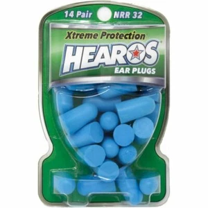 Hearos NRR32 Ear Plugs Xtreme Protection Series Noise Reduction 14 Pairs 24 Pack - Picture 1 of 1