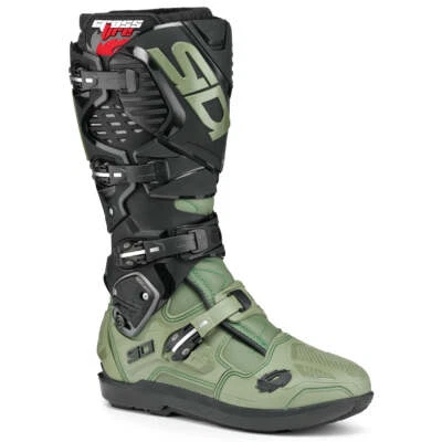 Sidi Crossfire 3 SRS Offroad Motorcycle Boots Army/Black 43 Foto 1 de 4