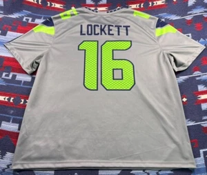 Tyler Lockett Seattle Seahawks Nike On Field Limited Alternate Gray Jersey 3XL - Picture 1 of 9