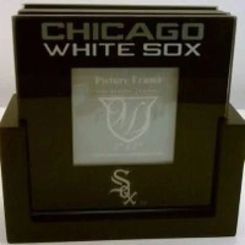 Chicago White Sox Art Glass Picture Coasters Cover
