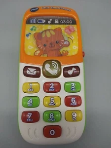 VTECH LITTLE SMARTPHONE TESTED  VT 19463  LIGHTS AND SOUNDS  LEARNING TOY - Picture 1 of 5