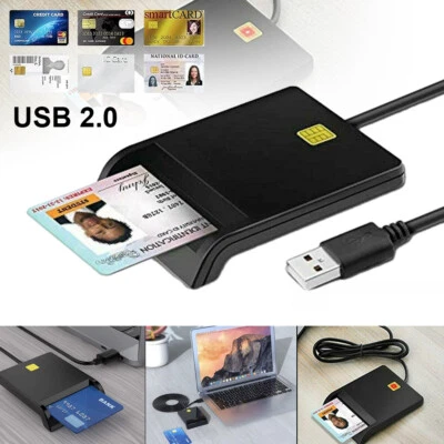 USB Kartenleser Smart SIM Card Reader Personalausweis Lesegerät Chipkartenleser - Bild 1 von 4
