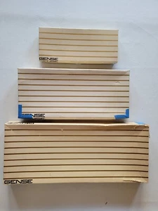 GENSE Mid-Century Stainless Steel Serving Trays / Set of 3 / NOS New Old Stock - Picture 1 of 7