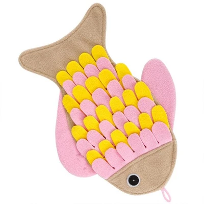  Fish-shaped Foraging Mat Large Snuffle Dogs Pet Feeding Placemat - Image 1 of 4