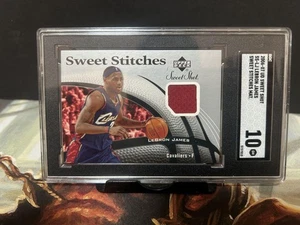 2006-04 Upper Deck Sweet Sittches LeBron James Cavaliers patch Graded #SS-LJ - Picture 1 of 24