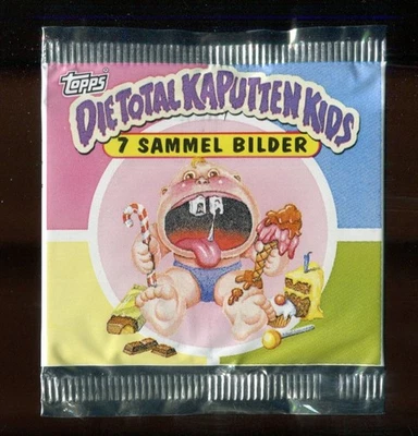 1994 Topps Die Total Kaputtenkids factory sealed pack  Garbage Pail kids German - Image 1 of 2