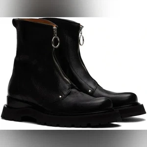 AMI Alexandre Mattiussi Black Zipped Boots size 36 in EUC - Imagen 1 de 14