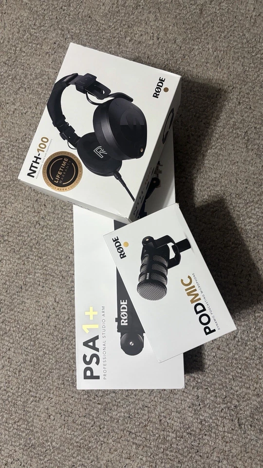 Micrófono dinámico para podcasting Rode PodMic Foto 1 de 1