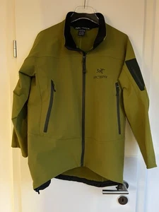 Vintage Y2K Arc'teryx Gamma MX Jacket Men's L Lime Green Green Jacket Soft Shell - Picture 1 of 7
